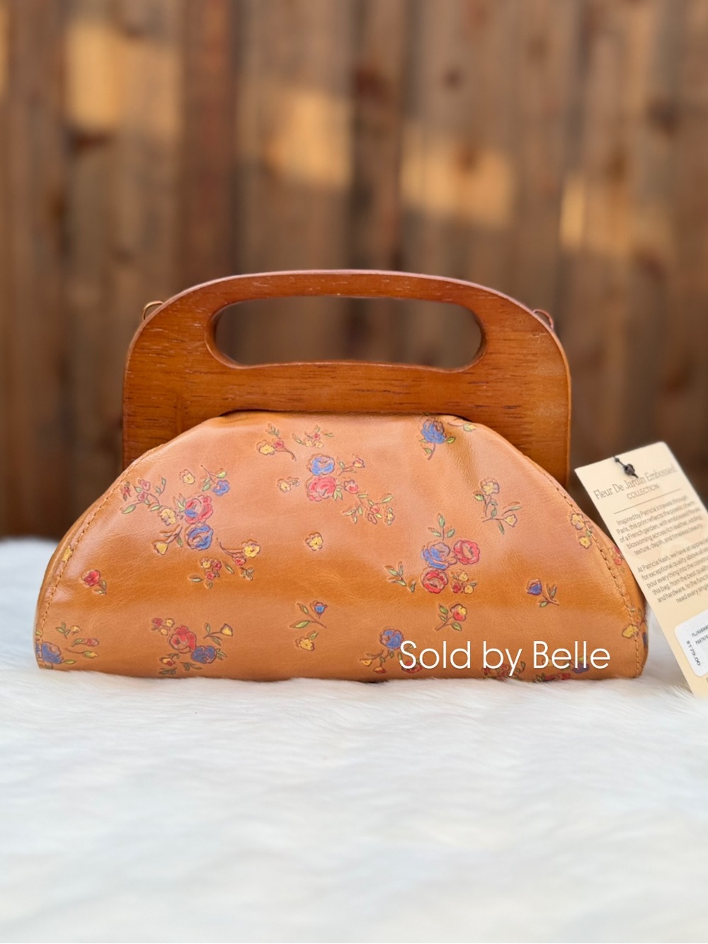 NWT Patricia Nash Meuse Wooden Frame